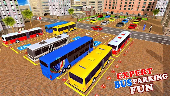 Baixar e jogar Estacionamento e direção de ônibus da cidade real no PC com  MuMu Player