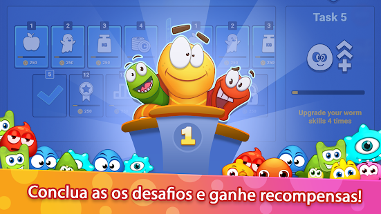 Worm Hunt - Batlle Arena (jogo da minhoca) 