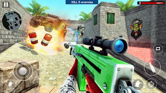 Ataque terrorista FPS: verdadeira guerra terrorista Ataque Jogos de Tiro de  Ação Grátis::Appstore for Android