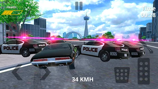 Baixar e jogar Polícia e Car Game Simulator 3D no PC com MuMu Player