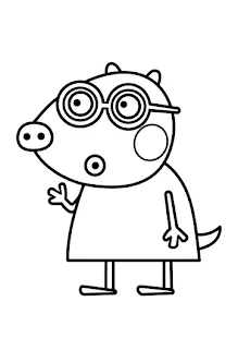 Como desenhar linda Peppa Pig 