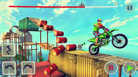 Baixar e jogar Crazy Bike Racing Stunt Game no PC com MuMu Player