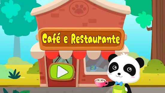 BEBÊ PANDA - FESTA DA COZINHA BABYBUS - JOGO DE FAZER COMIDA 