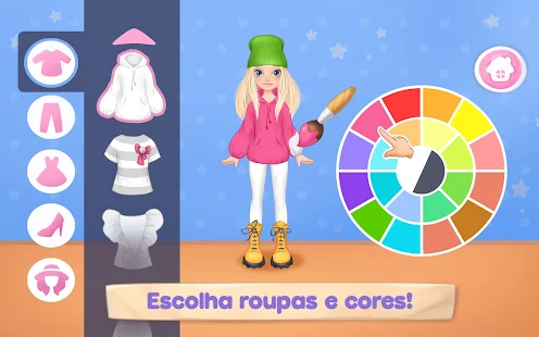 Baixar e jogar Moda Jogos de vestir para meninas. Costura roupas no PC com  MuMu Player