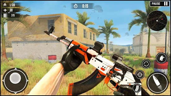 Baixar e jogar Sniper Rifle Pistola Tiro Jogo no PC com MuMu Player