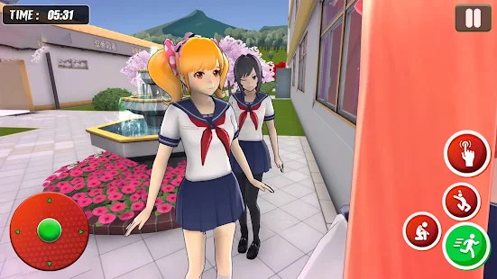 Sakura Anime Girl Fun Life 3D para Android - Download