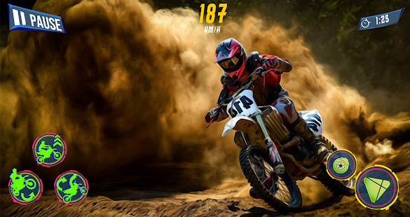 Jogos de Motocross na Selva corrida extrema