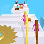 Hair Challenge Body runner - Long Hair Rush Game