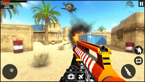 Critical Fire Strike Gun Games Game for Android - Download