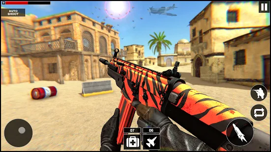 Baixar e jogar Moderno Fps Pistola Atirador Greve: Filmagem Jogos no PC com  MuMu Player