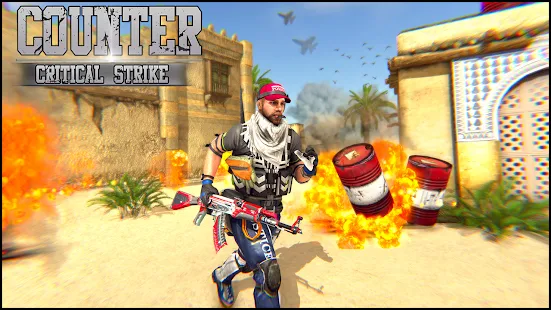 Baixar e jogar Moderno Fps Pistola Atirador Greve: Filmagem Jogos no PC com  MuMu Player