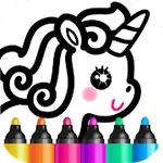 Baixe Bini Jogo de desenhar! Jogos colorir para crianças no PC com MEmu