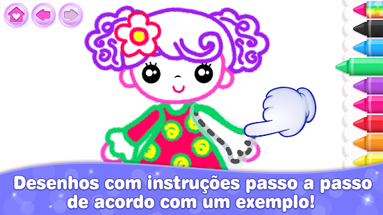 Jogo de Colorir desenhos para crianças