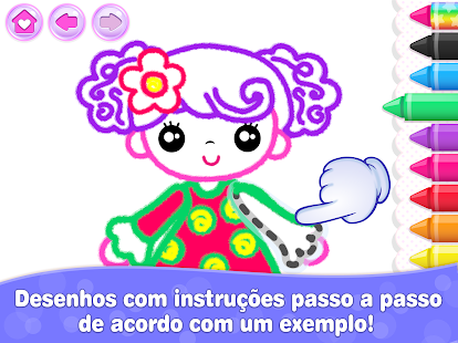 Baixar e jogar Jogos meninas! Jogos de colorir desenhos infantis! no PC com  MuMu Player