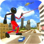 Stickman Rope Hero- Superhero Crime Game