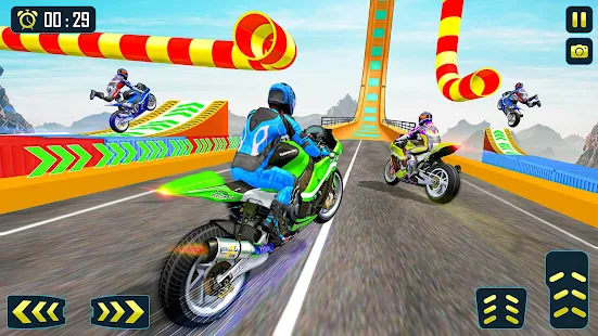 Baixar e jogar Crazy Bike Racing Stunt Game no PC com MuMu Player