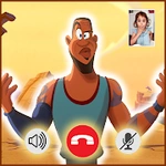 lebron james video call Space Jam