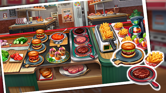 Cozinhando Jogos Restaurante Chefe de cozinha: Cozinha Fast Food