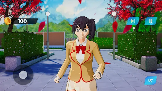 jogo de anime sakura para meninas do ensino médio - yandere jogo de  simulador de vida escolar japonesa