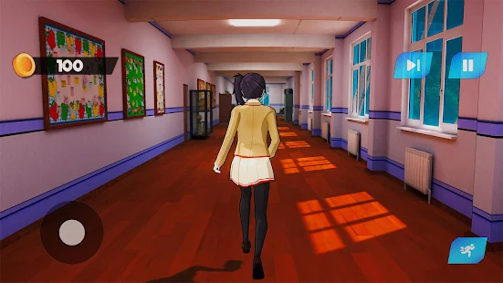 High School jogo de simulador de menina, escola vida virtual jogos