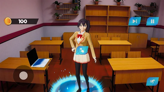 jogo de anime sakura para meninas do ensino médio - yandere jogo de  simulador de vida escolar japonesa