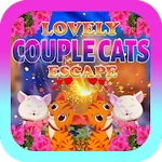 Kavi Escape Game 665 - Lovely Couple Cats Escape