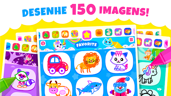 Baixar e jogar Infantil jogo para bebes Jogos de colorir desenhos no PC com  MuMu Player