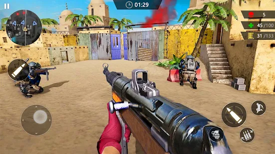 Baixar e jogar Gun strike 3d: jogo de tiro de cobertura no PC com MuMu  Player