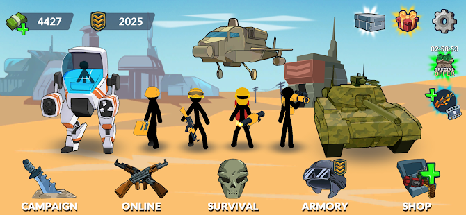 Download and play 1 2 3 4 Player Games : Stickman 2 Player on PC with MuMu  Player