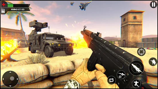 Baixar e jogar tiro tiro Greve 2021: metralhadora jogo de guerra no PC com  MuMu Player