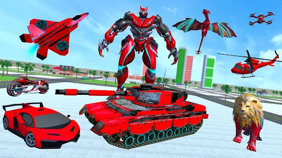 Download and play Tank Robot Transform War 2021 on PC with MuMu Player