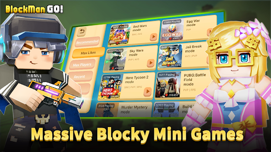 Play Blockman Go on PC: Free and Fun Arcade Mini-Games