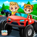 Vlad & Niki: Jogo de corrida infantil. Carros de caminhão monstro