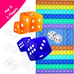 FIDGET TOY - POP IT ANTISTRESS GAME X2 PLAYERS