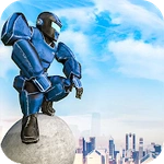 Gangster Robot War Game: Flying Rope Hero Fight