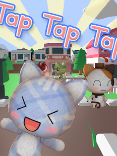 Baixar e jogar Gato 3D ocioso: Town Clicker no PC com MuMu Player