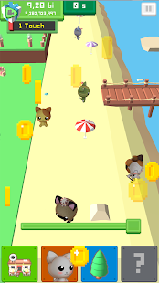 Baixar e jogar Gato 3D ocioso: Town Clicker no PC com MuMu Player