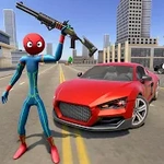 Rope Stickman Hero Vegas Crime Fight