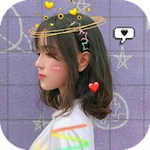 Live face sticker sweet camera