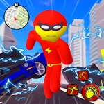 Flash Speed Stickman Rope Hero
