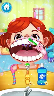 Dentista louco Jogo divertido : Tratar pacientes em uma clínica de um  dentista louco ! jogo divertido para as crianças