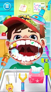 Dentista louco Jogo divertido : Tratar pacientes em uma clínica de um  dentista louco ! jogo divertido para as crianças