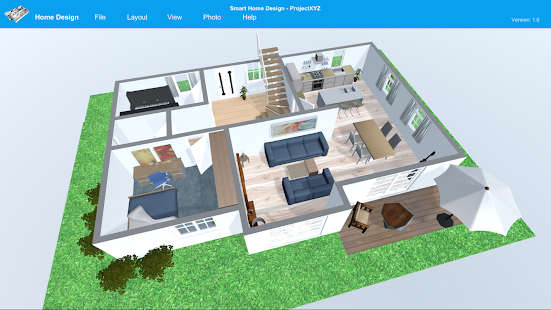 Descargar Diseño de casa inteligente | Plano de planta 3D en PC_juega  Diseño de casa inteligente | Plano de planta 3D en PC con MuMu Player