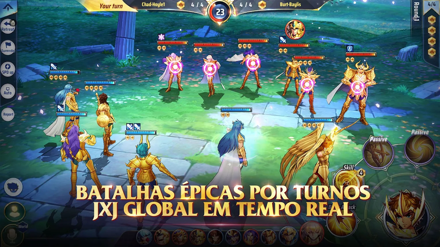 EXCELENTE JOGO DE CAVALEIROS DO ZODÍACO DUBLADO PARA ANDROID E PC! 