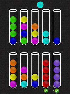 Jogos de quebra cabeça de cores de classificação de bola versão
