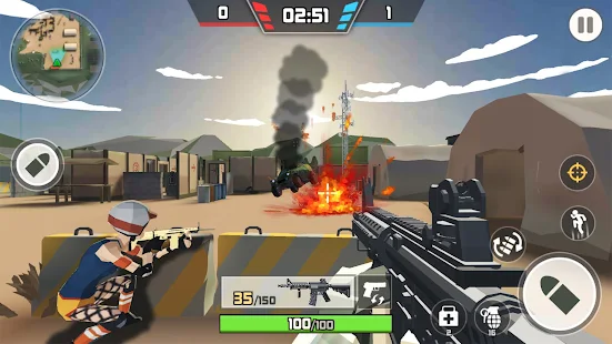 Pixel Combat Multiplayer  App Price Intelligence by Qonversion