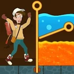 Pull Him Up: Brain Hack Out Puzzle game