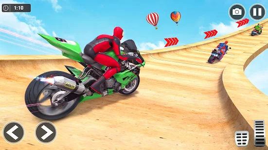 Baixar e jogar Crazy Bike Racing Stunt Game no PC com MuMu Player