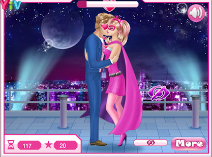 Barbie discount games kissing