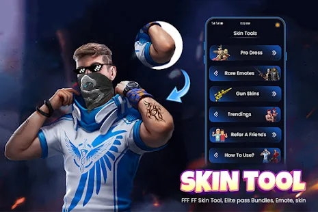 FFF FF Skin Tool Emote Bundle APK for Android - Download